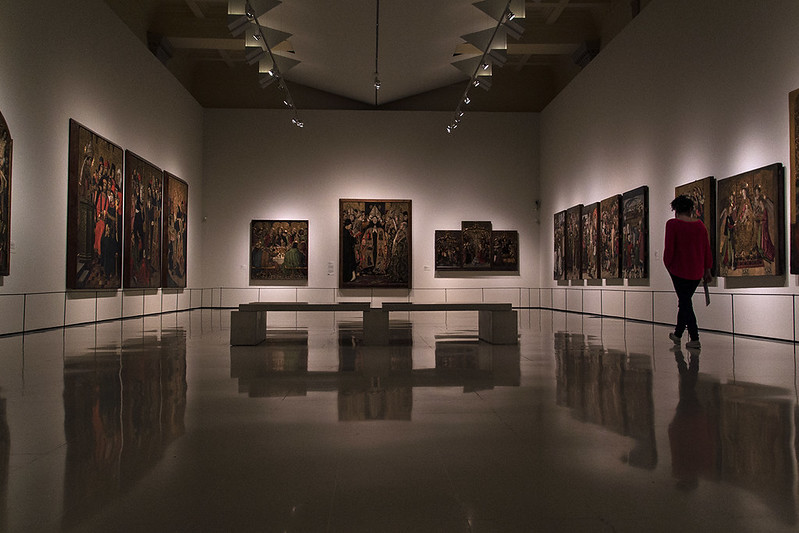 Exposició al Museu Nacional d'Art de Catalunya