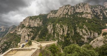 Mirador a la muntanya de Montserrat