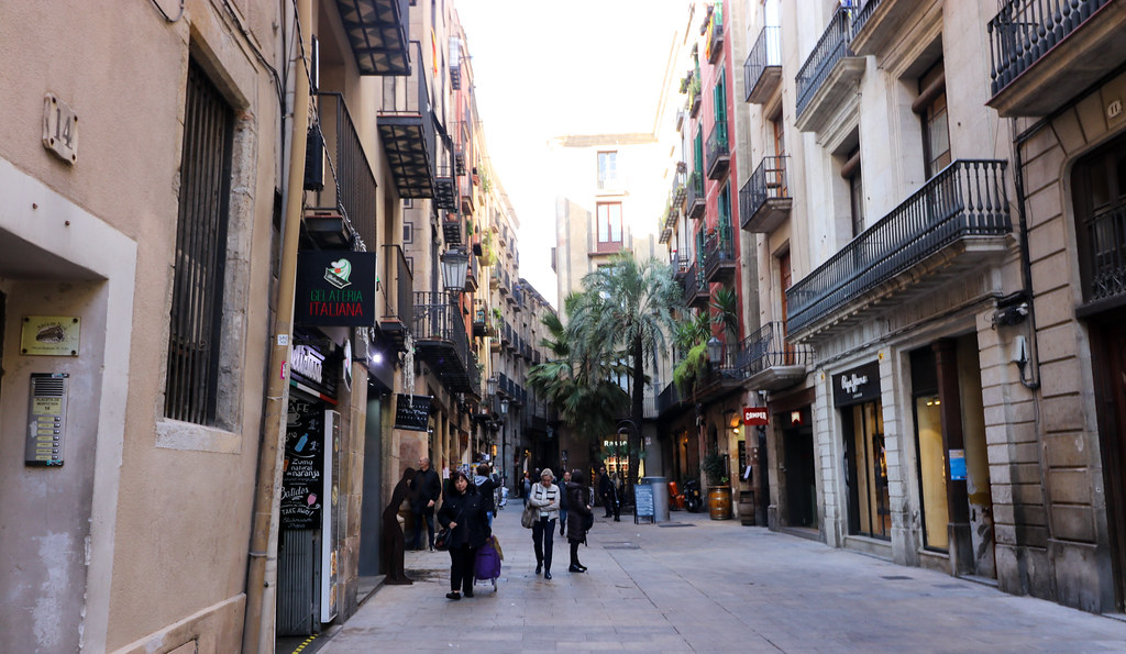 street in El Born Barcelona