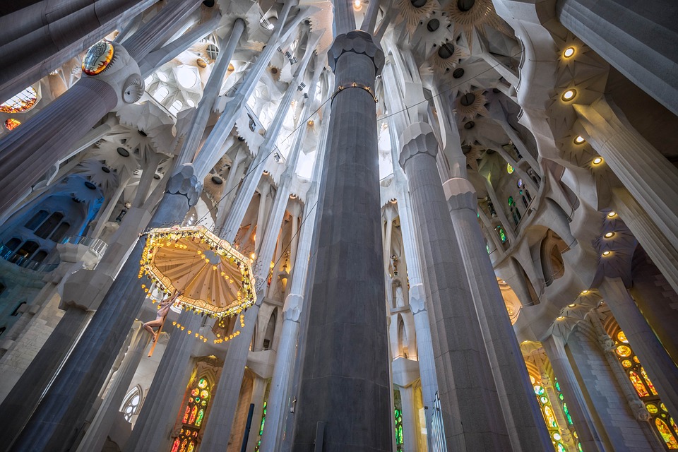 inside sagrada familia