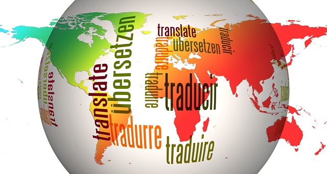 world with words in different languages