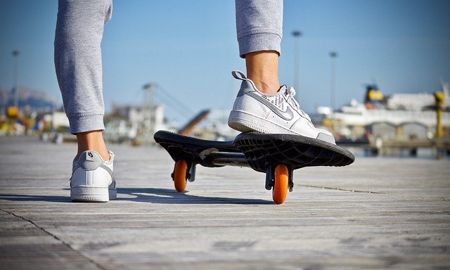 lady on skateboard