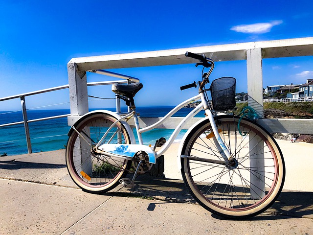 bike near beach