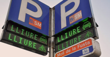 Free parking in Barcelona