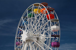 ferris wheel tibidabo amusement park