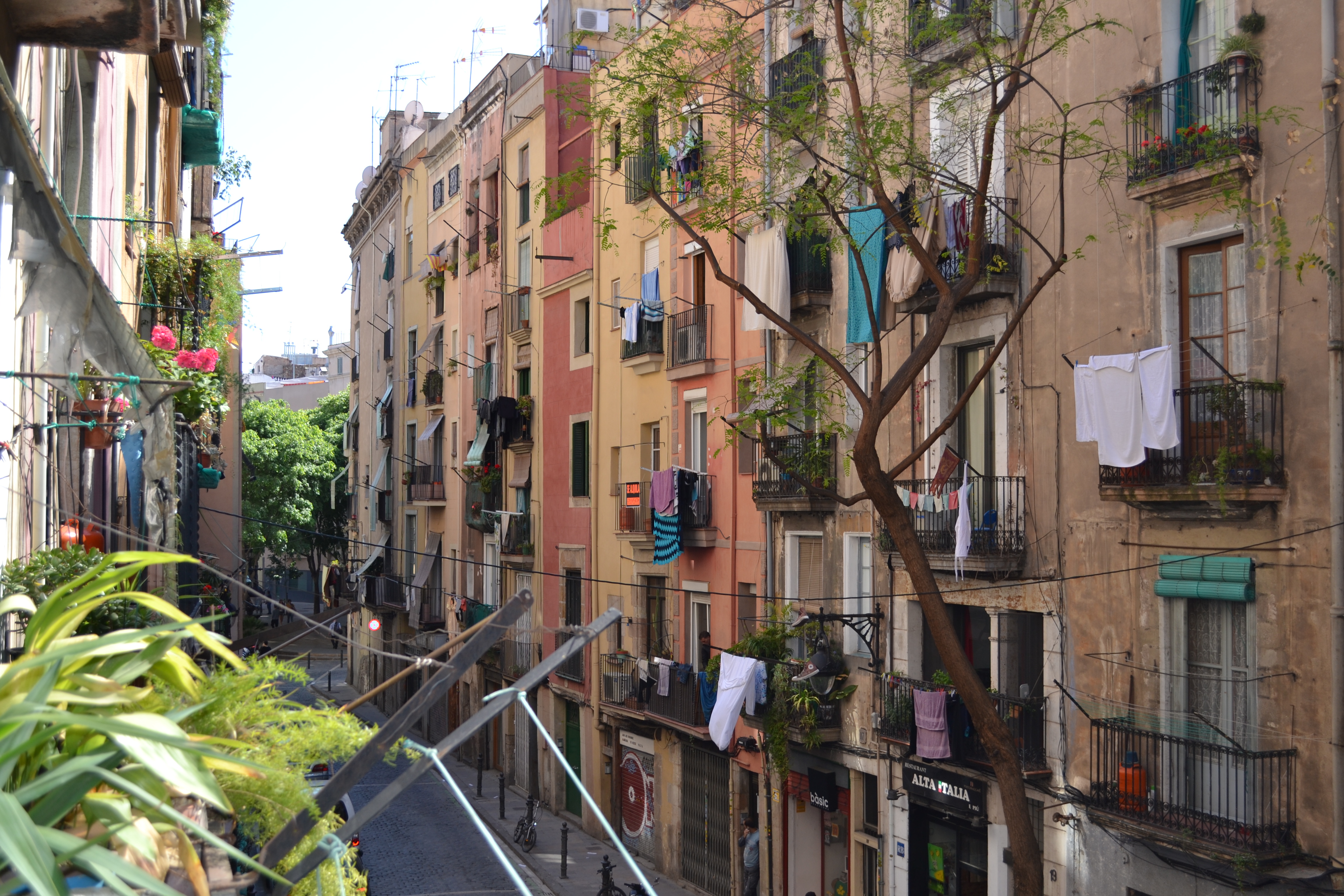 barcelona city nickname - typical neighbourhood in barcelona