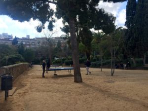Parks for exercise in Barcelona - Parc de Les Aigües
