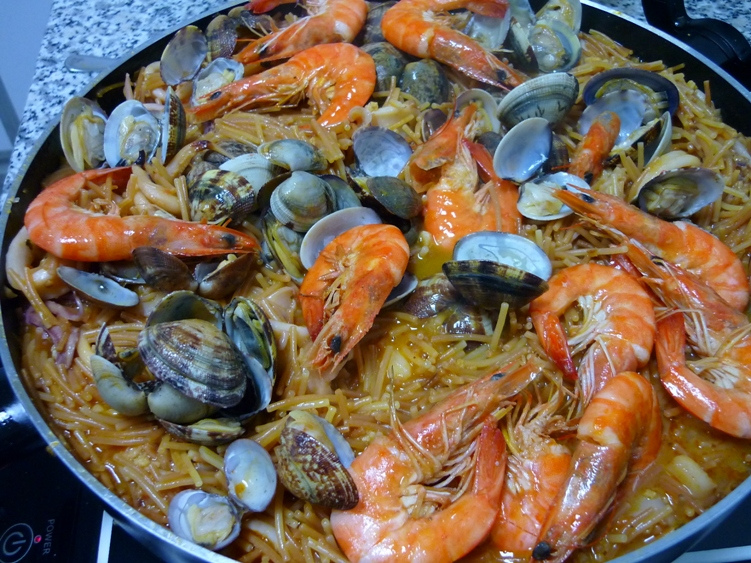 Authentic Spanish Seafood Fideuà Recipe from Valencia - Spain on a Fork