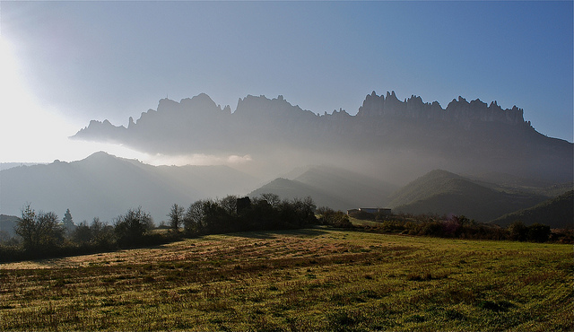 province barcelona montserrat mountain