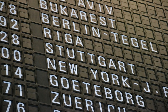 departure board airport