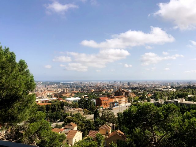 view over sarria-sant gervasi