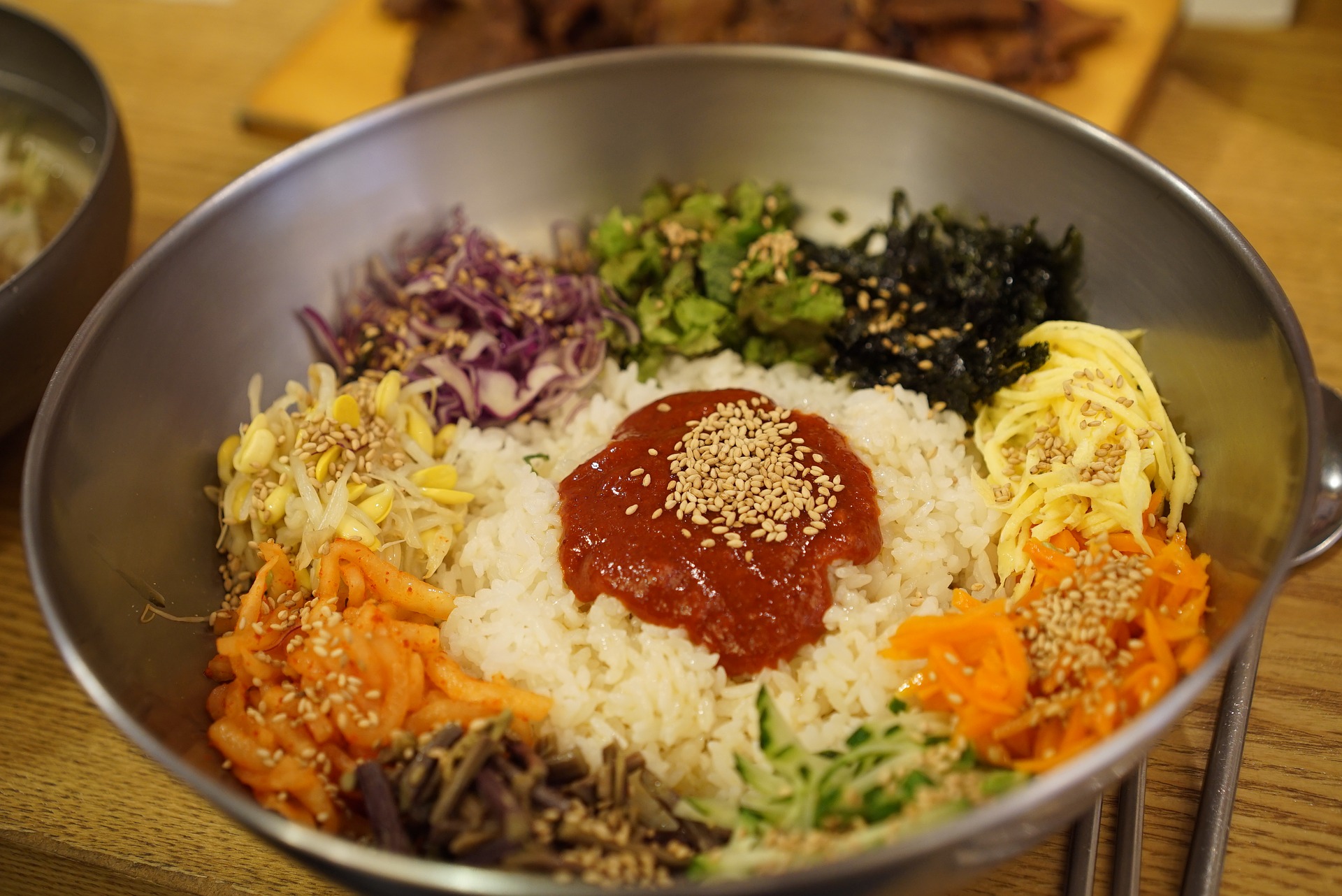 korean vegetable bowl