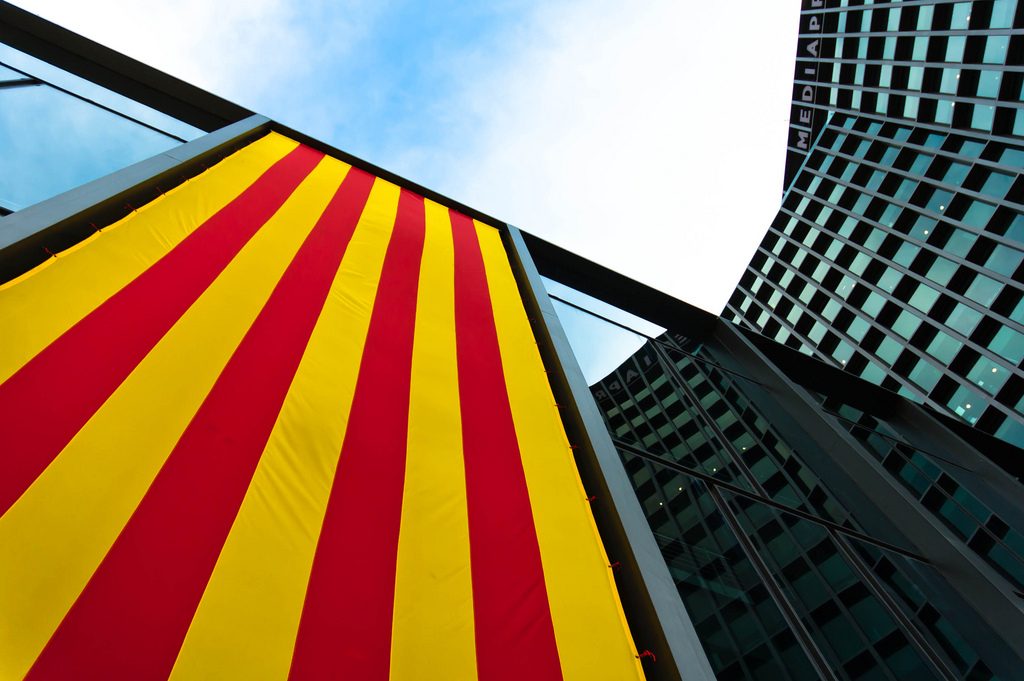 Catalonian Flag 3x5 ft Catalonia Catalan Barcelona Spain Spanish La Senyera 