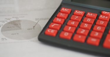 papers and calculator