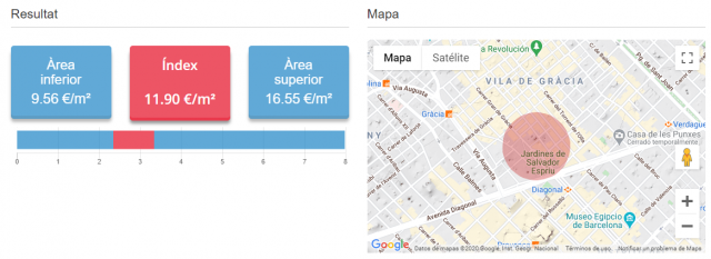 live map on tension on the rental market