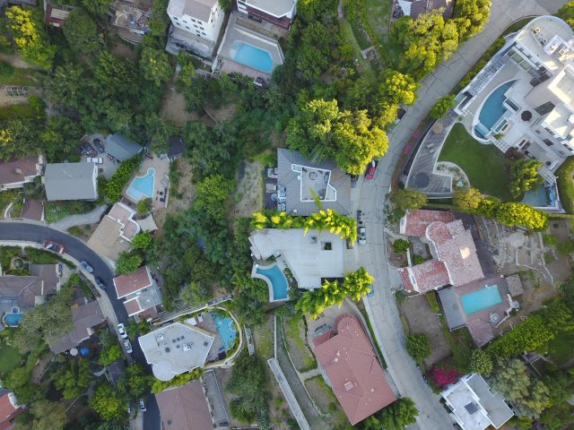 neighbourhood from above