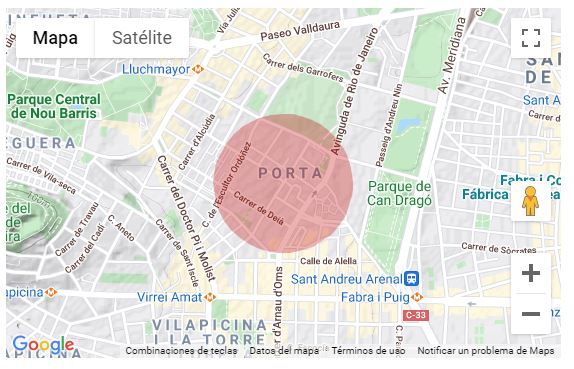 map of Porta area