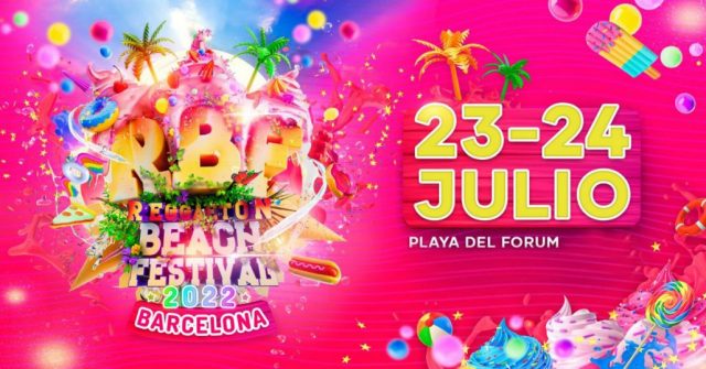 poster reggaeton beach festival barcelona