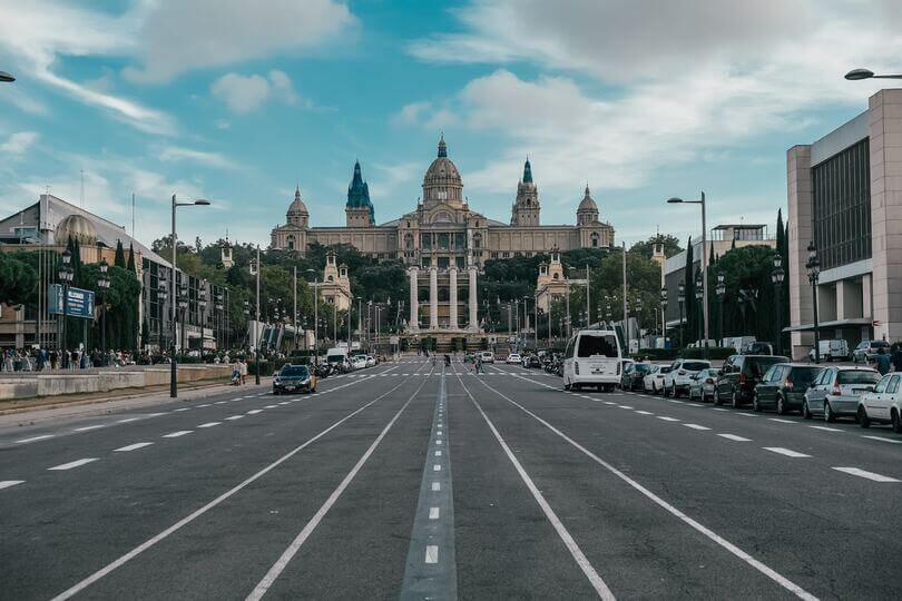 road to fira Automobile Barcelona 2023