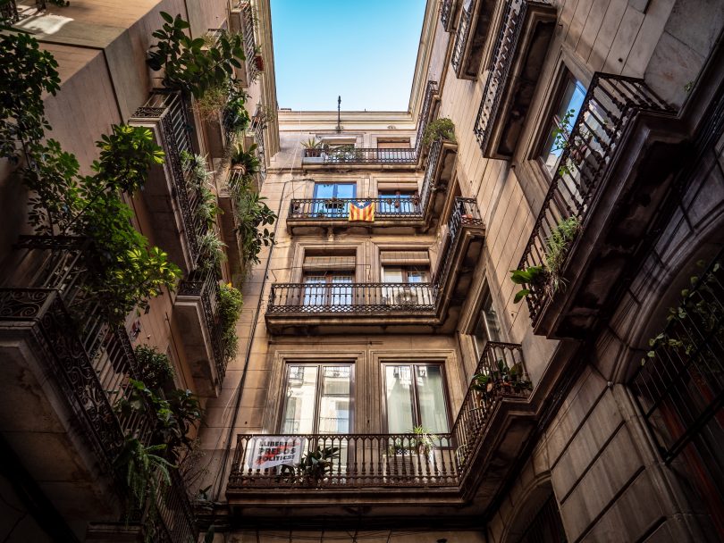balcones en Barcelona