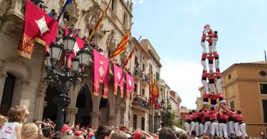 castellers en barcelona