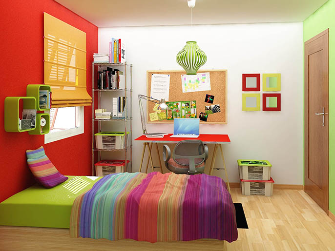 Cómo decorar una habitación de estudiantes