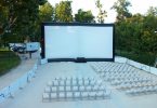 Cinéma en plein air à Barcelone