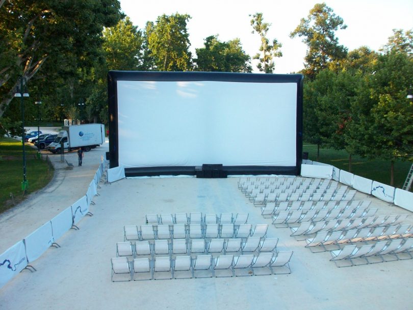 Cinéma en plein air à Barcelone