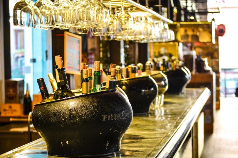 bar à bouteilles
