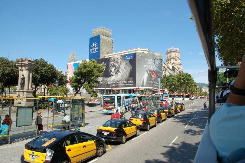 ligne de taxis à barcelone