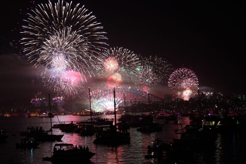 feu d'artifice à barcelone