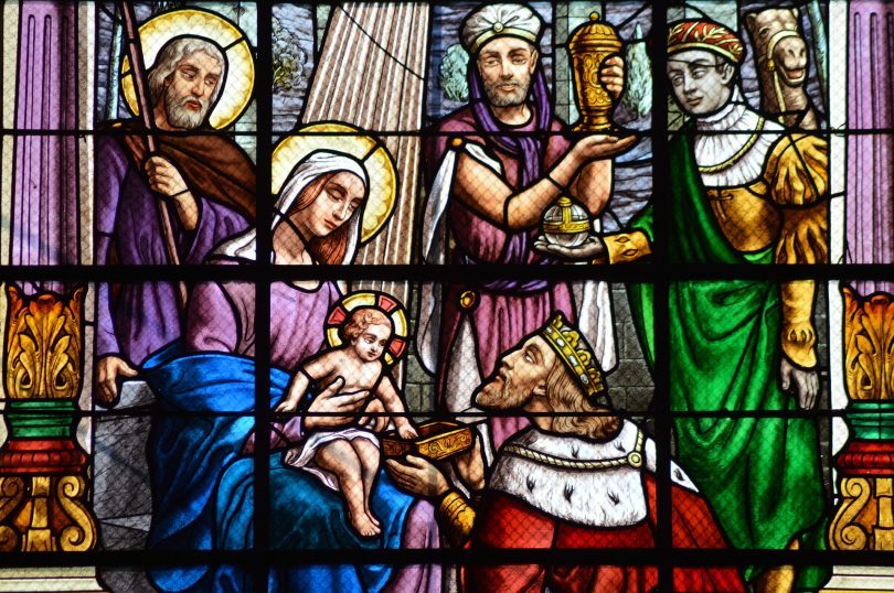 vitrail des rois mages barcelone