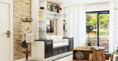 salon dans un appartement en location