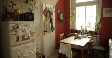 cuisine d'un logement pour jeunes