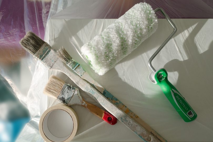 outils de peinture