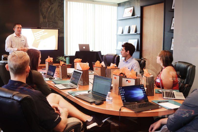 salle de réunion au travail