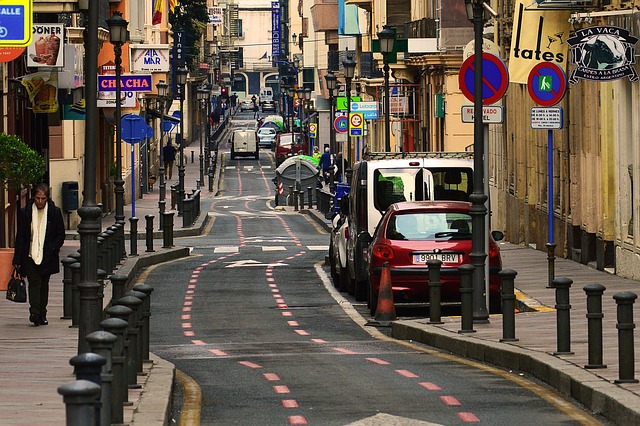 stationnement dans la rue