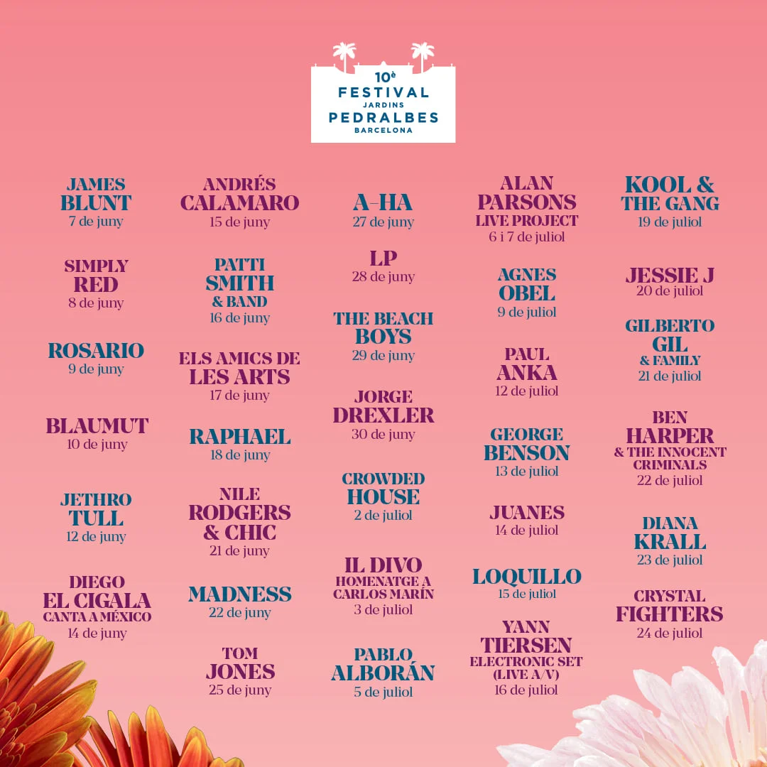 Cartell del Festival de Jardins de Pedralbes 2022