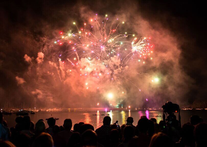 Spectacle pyrotechnique des fêtes de la Mercè