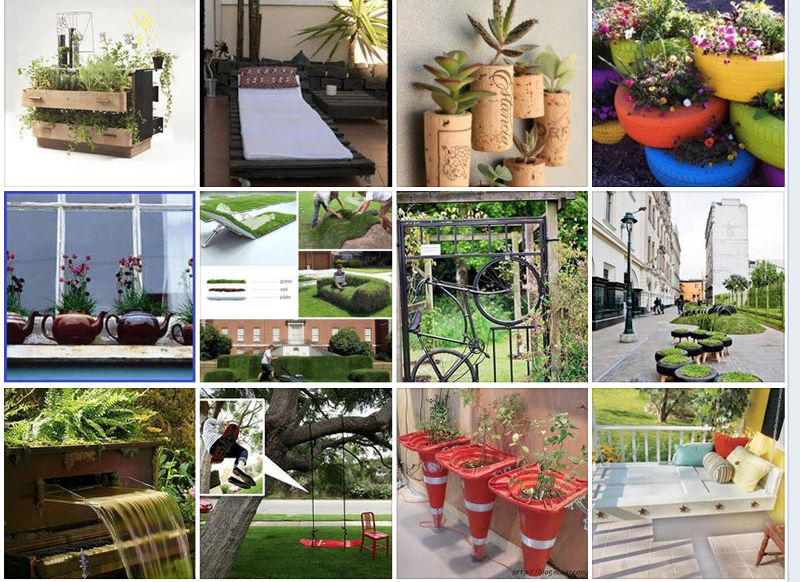 decorate your home while recycling