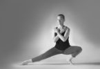 lady doing yoga
