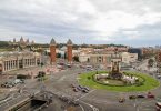 roundabout in barcelona