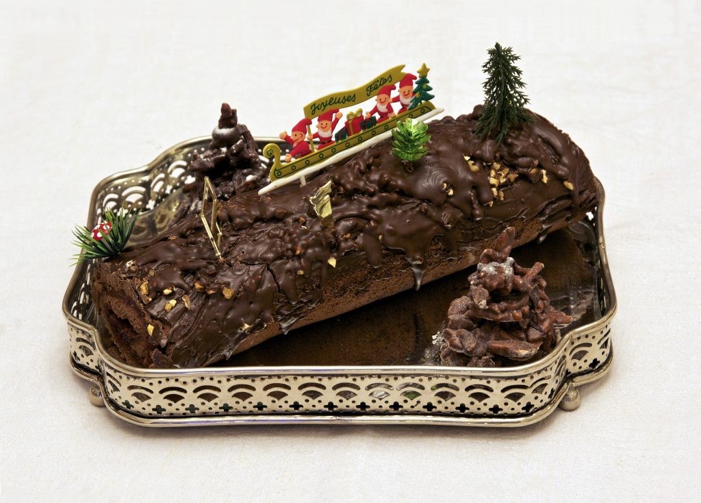 Spanish recipes: Christmas log