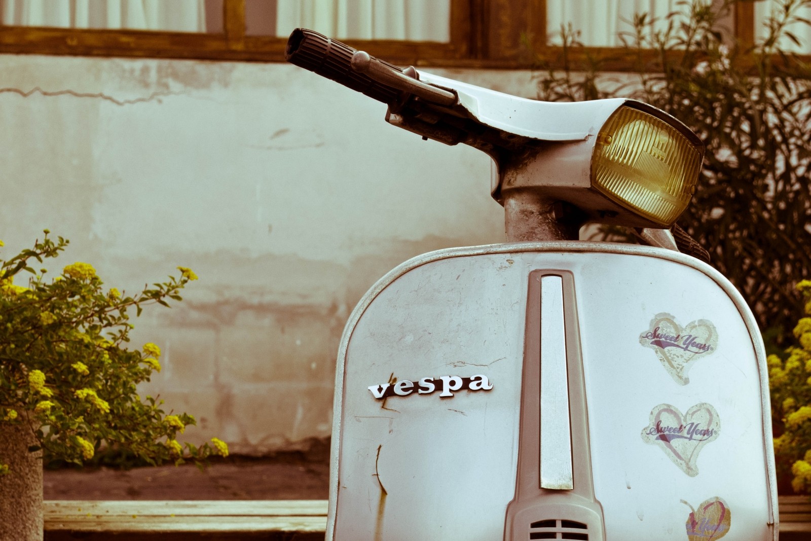 Traveling by scooter in Barcelona