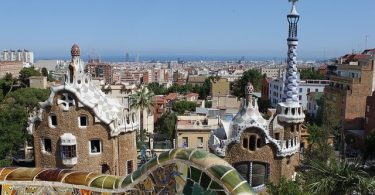 view from parc guell