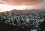 aerial picture of Barcelona