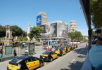 taxis at placa catalunya