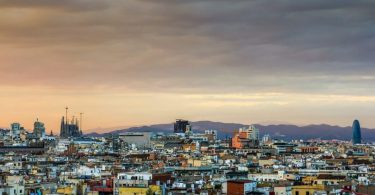 view over barcelona