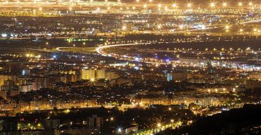 barcelona at night