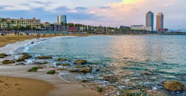 coast line barcelona